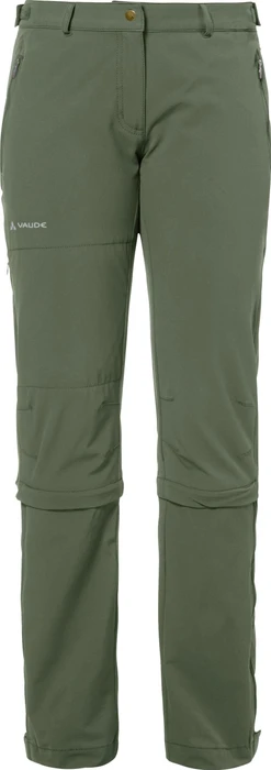 Vaude Farley Stretch Capri T-Zip II Zip-Off Hose lang cedar wood (Damen)
