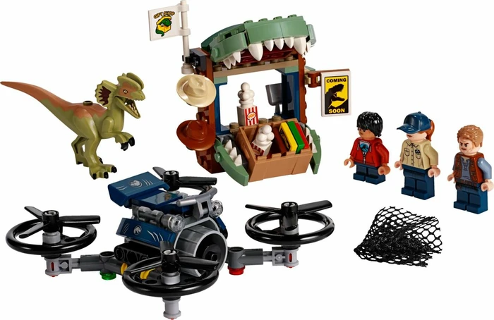 LEGO Jurassic World - Dilophosaurus auf der Flucht
