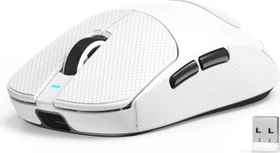 Attack Shark X8 SE Tri-mode Wireless Gaming Mouse, weiß, inkl. Grip Tape, USB/Bluetooth