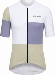 Gore Wear Swiftride Block Trikot kurzarm white/amethyst grey (Damen)