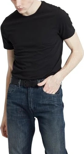 Levi's Slim Crewneck 2er-Pack T-Shirt kurzarm schwarz (Herren)