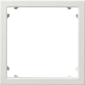 Gira Adapterrahmen mit quadratischem Ausschnitt 45x45mm, reinweiß seidenmatt