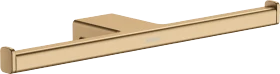 Hansgrohe AddStoris Q Toilettenpapierhalter doppelt brushed bronze