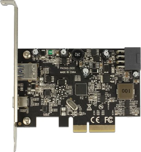 DeLOCK 1x USB-C 3.1, 1x USB-A 3.1, PCIe 3.0 x4