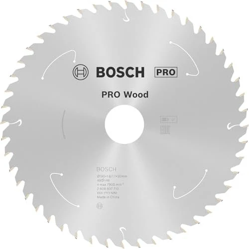 Bosch Professional Standard for Wood Kreissägeblatt 48Z, 190x1.1x30mm, 1 Stück