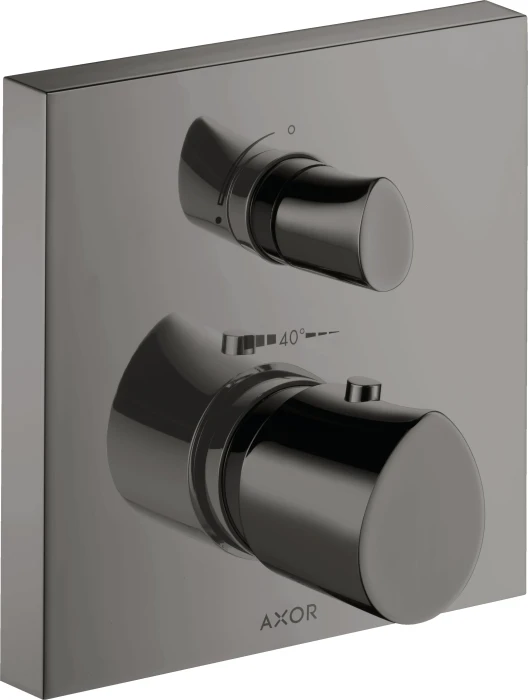 Hansgrohe Axor Starck Organic Thermostat Unterputz mit Ab- und Umstellventil polished black chrome