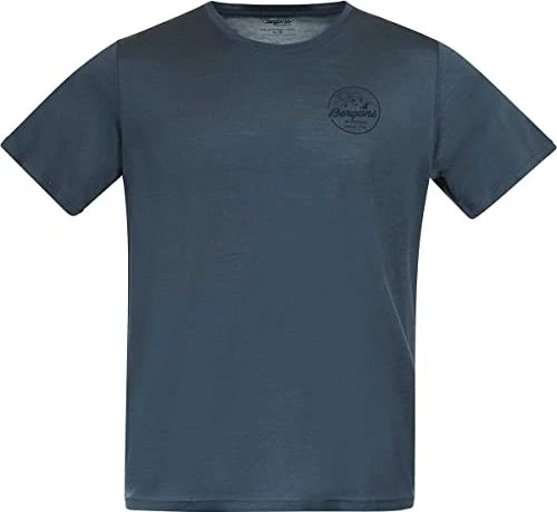 Bergans Graphic Wool Tee Funktionsshirt kurzarm orion blue (Herren)