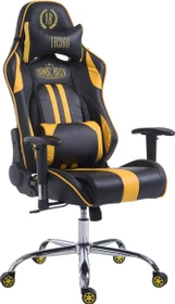 CLP Racing Limit V2 Kunstleder Gamingstuhl, schwarz/gelb