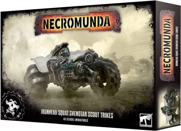 Games Workshop Warhammer Necromunda - Ironhead Squat Svenotar Scout Trikes