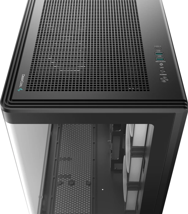DeepCool CG590U 5F, schwarz, Glasfenster