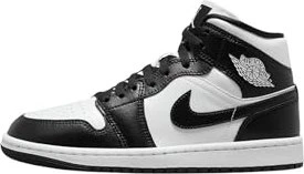 Nike Air Jordan 1 Mid weiß/schwarz (Damen)