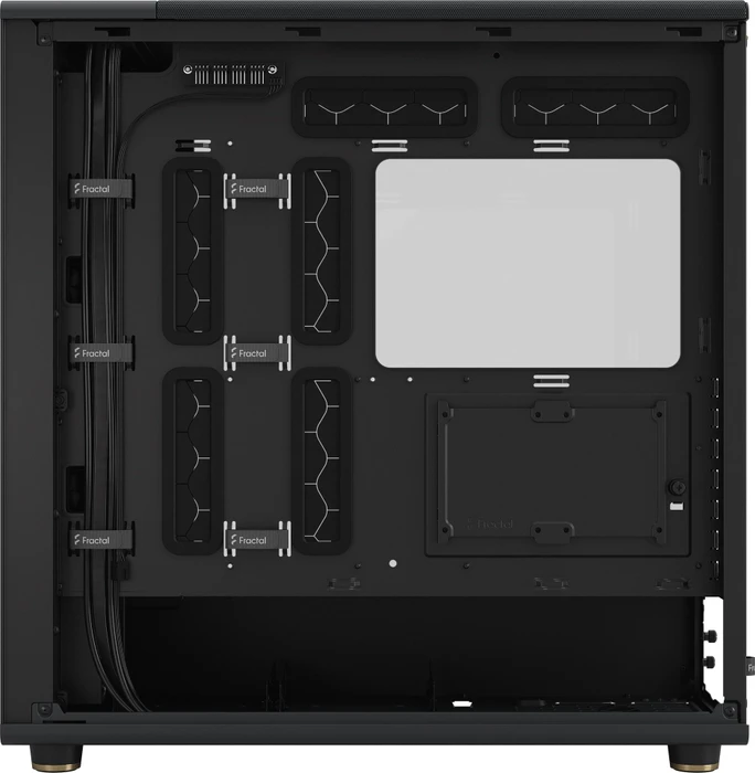 Fractal Design North XL Charcoal Black TG Dark, Glasfenster