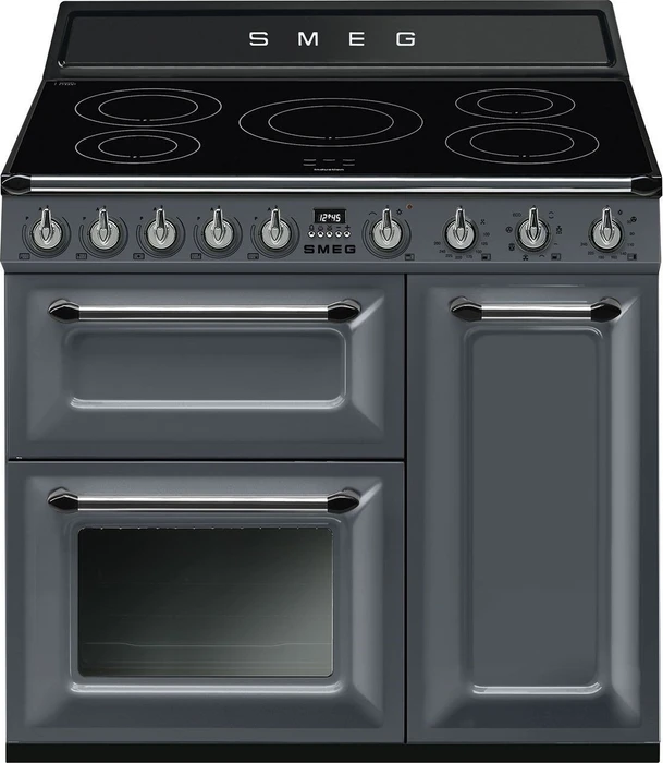 Smeg Victoria TR93IGR2 Dreifach-Elektroherd mit Induktionskochfeld