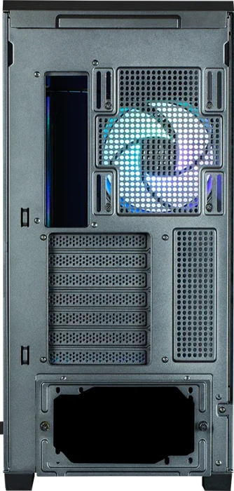 Zalman P50 DS Black, Glasfenster