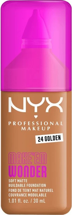 NYX Make 'EM Wonder Soft Matte Foundation 24 golden, 30ml