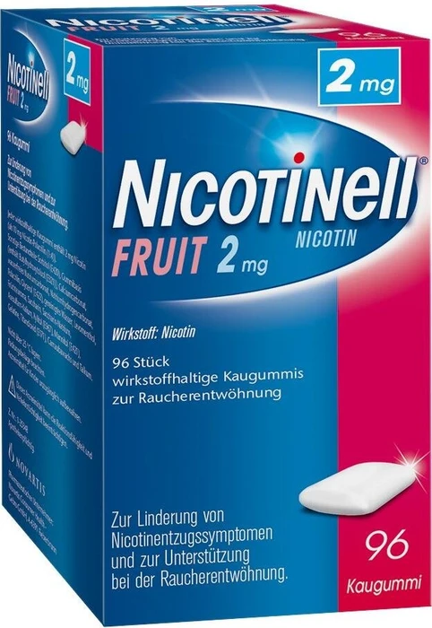 Haleon Nicotinell 2mg Tropenfrucht Kaugummis, 96 Stück