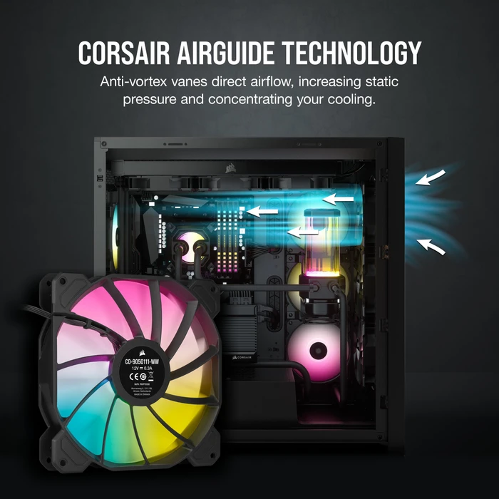 Corsair SP Series iCUE SP140 RGB Elite, schwarz, 140mm