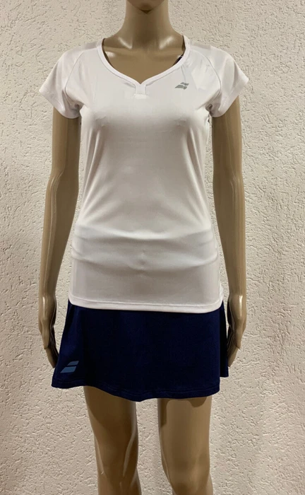 Babolat Play Cap Sleeve Top Tennis Funktionsshirt kurzarm weiß (Damen)