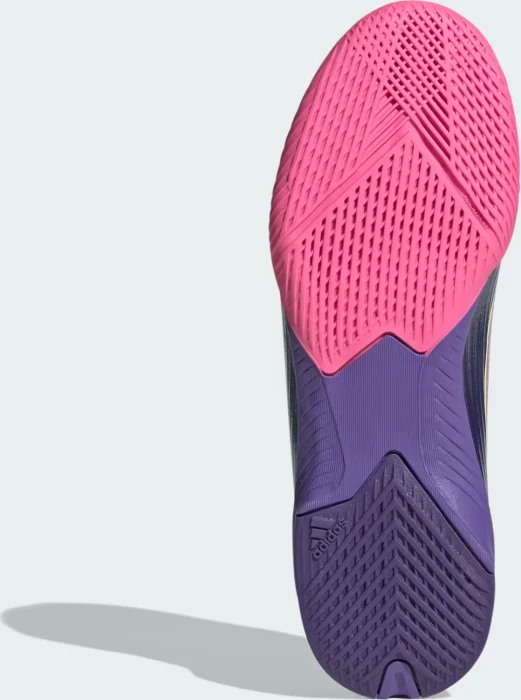 adidas F50 League Laceless IN purple/cloud white/lucid lemon (Junior)
