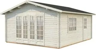 Palmako Irene 23.9m² Gartenhaus transparent tauchgrundiert