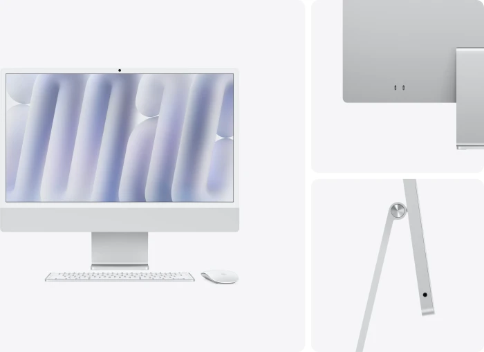 Apple iMac 24", silber, M6 - 10 Core CPU / 10 Core GPU, 16GB RAM, 256GB SSD [2026]