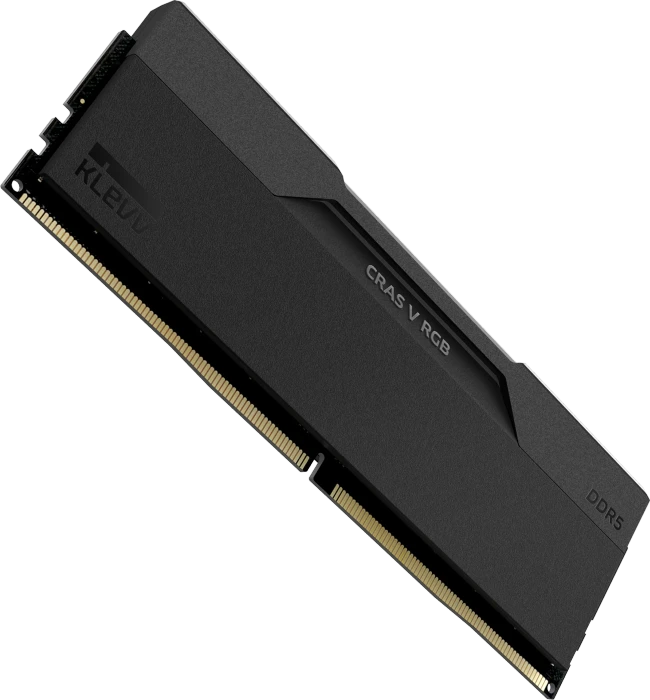 Klevv Cras V RGB Obsidian Black UDIMM 32GB Kit, DDR5-6000, CL30-38-38-78