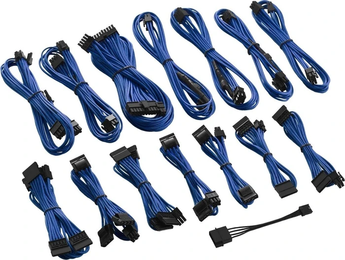 CableMod C-Series ModFlex Full Cable Kit, RMi, RMx, blau