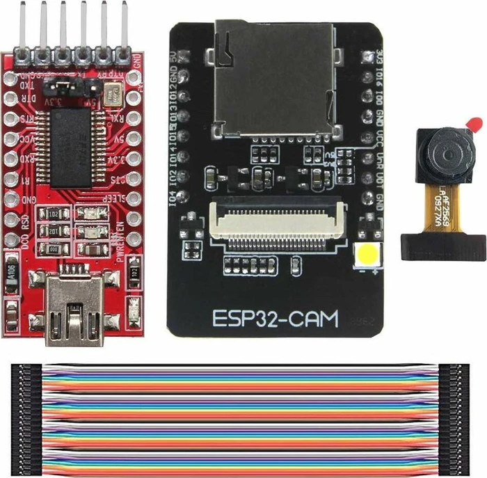 Ai-Thinker ESP32-CAM Module ESP32-S, FTDI USB TTL Adapter Set (verschiedene Hersteller)