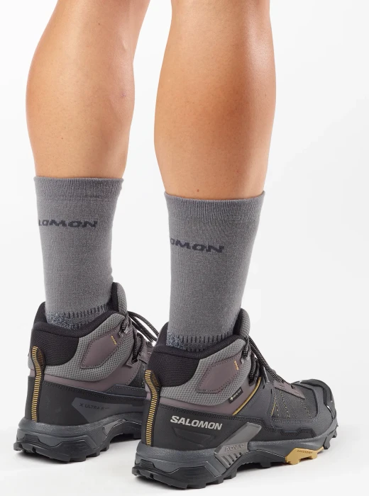 Salomon X Ultra 5 Mid GTX dark gull gray/asphalt/willow (Herren)