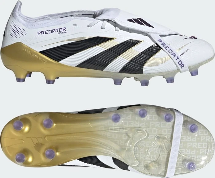 adidas Predator Elite Fold-Over Tongue AG cloud white/core black/gold metallic