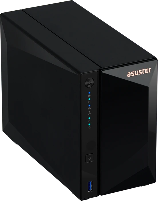 Asustor Drivestor 2 Pro AS3302T 28TB, 2GB RAM, 1x RJ-45 2.5GBase-T, 3x USB-A 3.0