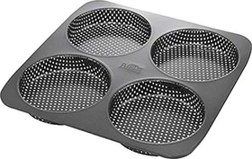 Birkmann Laib & Seele 4er Burger Brötchen-Blech Brotbackform 28x28cm