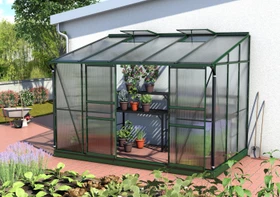 Vitavia Ida 6500 HKP 4mm Anlehngewächshaus smaragd