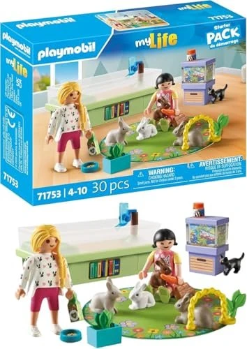 playmobil My Life Starter Pack Familie mit Hasen