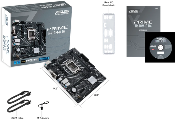 ASUS Prime H610M-D D4 (Intel 1700)