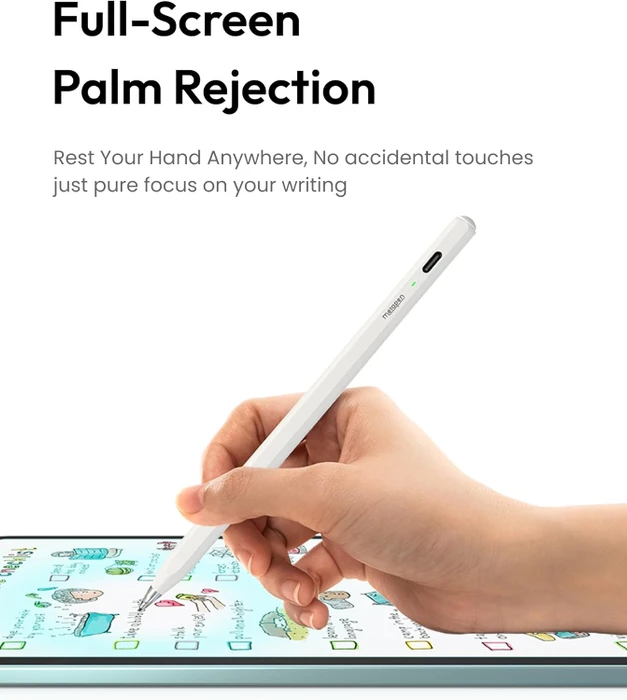 Metapen Air 8 Pro iPad Pencil mit Air-Flex-Spitze, weiß