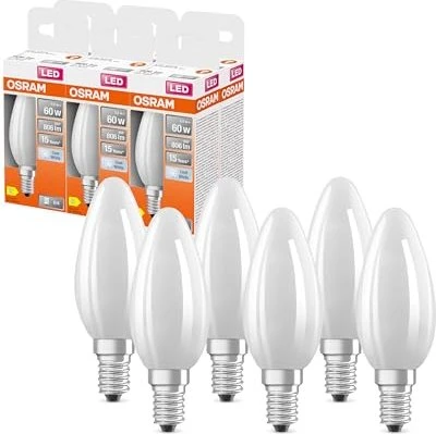 Osram Ledvance LED Retrofit Star Classic B 60 Filament 5.9W/840 E14 matt, 6 Stück