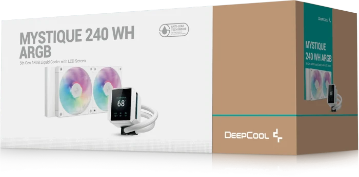 DeepCool Mystique 240 WH ARGB, weiß