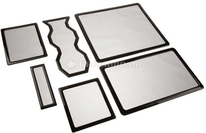 DEMCiflex Staubfilter Set für Cooler Master HAF 932 schwarz/schwarz