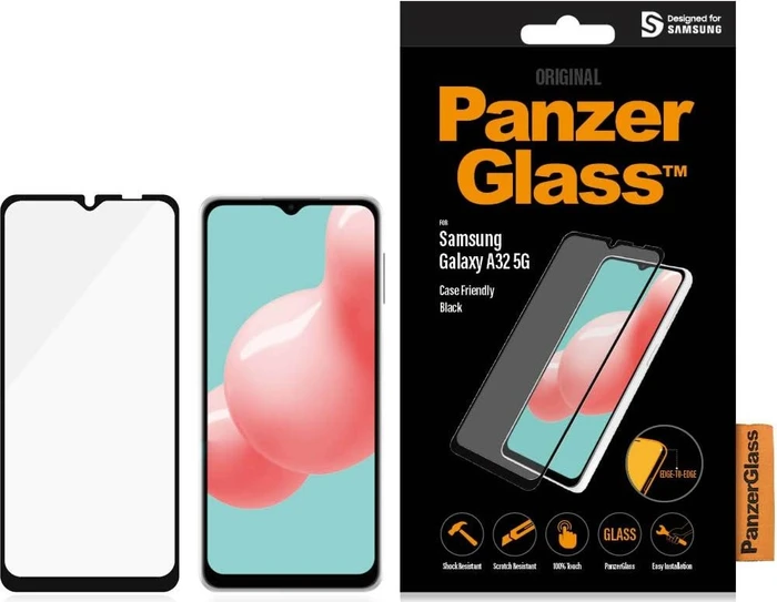PanzerGlass Edge-to-Edge Case Friendly für Samsung Galaxy A32 5G schwarz