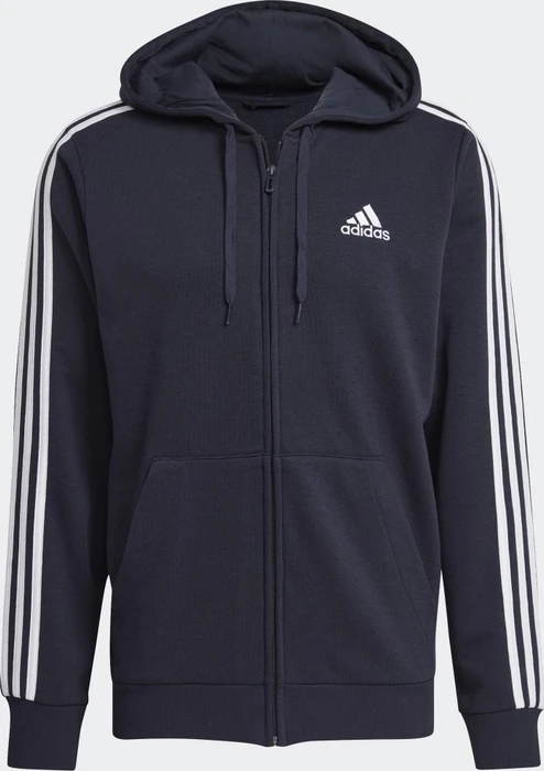adidas Essentials French Terry 3-Streifen Hoodie legend ink/white (Herren)