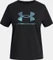 Under Armour Rival Shimmer Funktionsshirt kurzarm schwarz/weiß (Junior) Vorschaubild