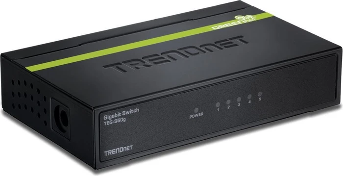 TRENDnet TEG-S GREENnet Desktop Gigabit Switch, 5x RJ-45