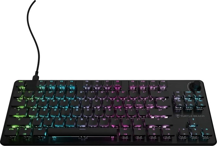 Turtle Beach Vulcan II TKL, schwarz, LEDs RGB, TITAN Mechanical Linear, USB, US