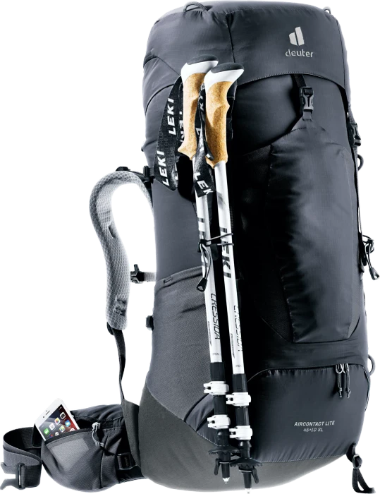 Deuter Aircontact Lite 45+10 SL black/graphite (Damen)
