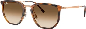 Ray-Ban RB4451 polished transparent orange/clear gradient brown