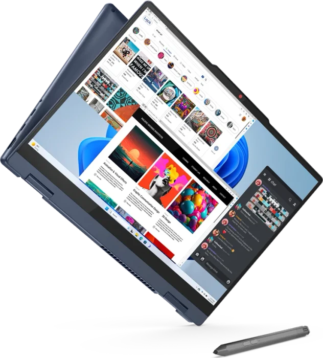 Lenovo IdeaPad 5 2-in1 14IRU9, Cosmic Blue, Core 3 100U, 8GB RAM, 256GB SSD, UK