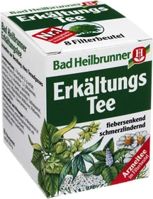 Bad Heilbrunner Erkältungstee Tee Beutel, 8 Stück