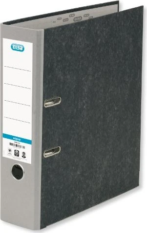 Elba Smart Original Ordner 2-Ring, 80mm, A4, grau, 10er-Pack