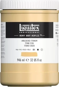 Liquitex Professional Heavy Body Acrylic unbleached titanium, 946ml